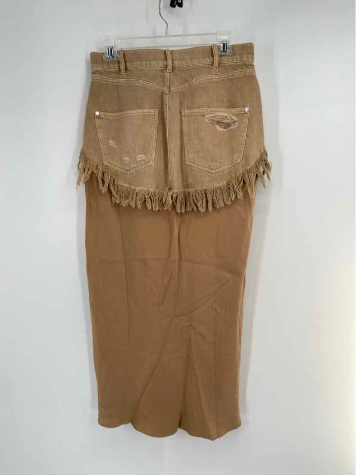 Size 6 Pilcro &amp; the Letterpress Tan Skirt