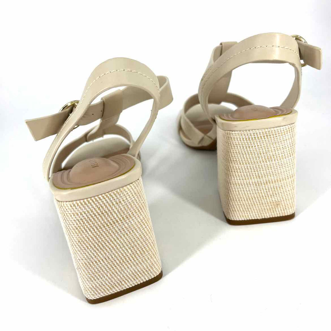 Shoe Size 7 KELLY & KATIE Beige Faux Leather Wedge