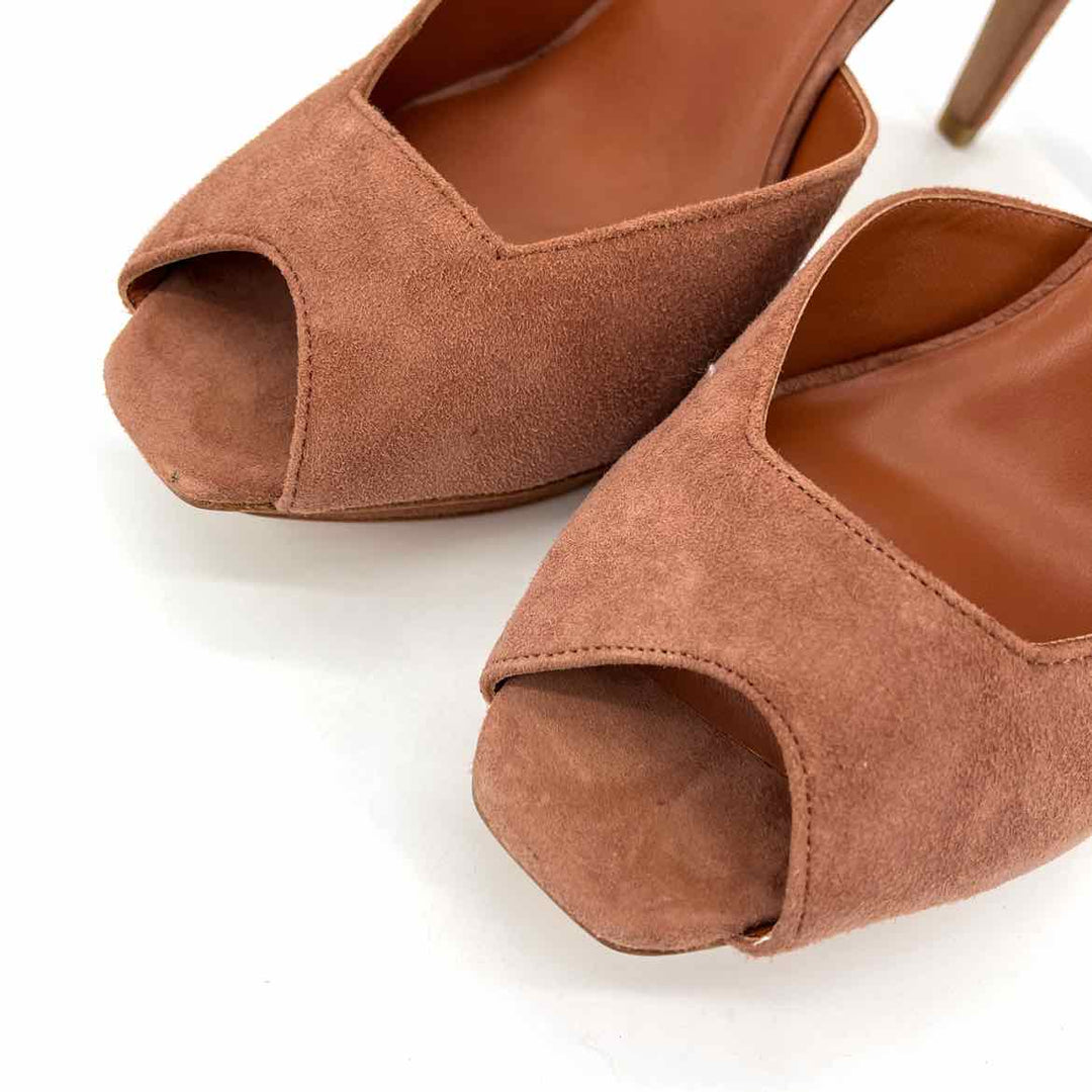 Shoe Size 10 REBECCA MINKOFF Camel Suede Heels