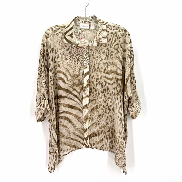 Size S Chico's Multi-Color Shirt