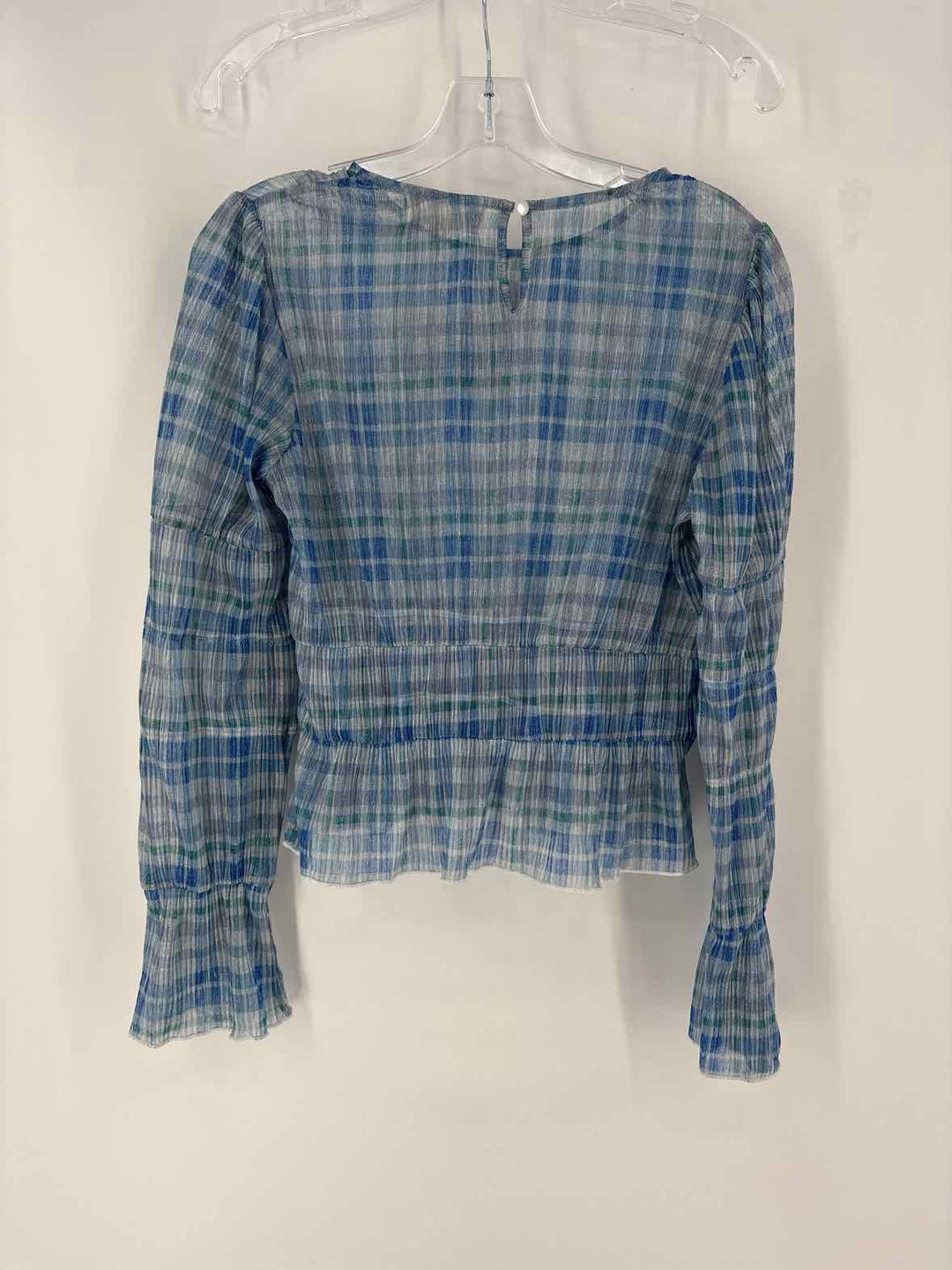 Size S Blue Print Shirt