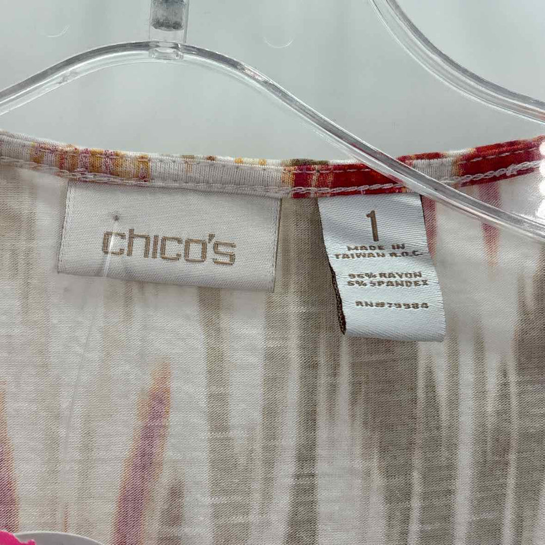 Size M Chico's Multi-Color Knit Shirt