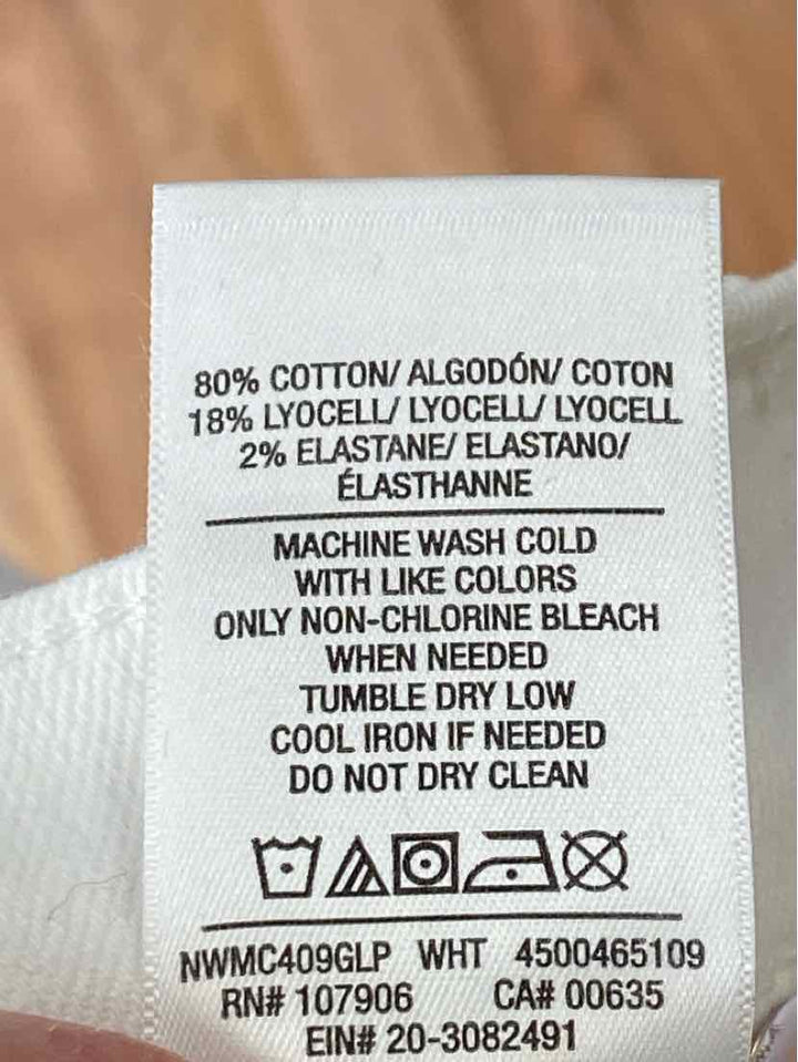 Size 27 Hudson White Pants