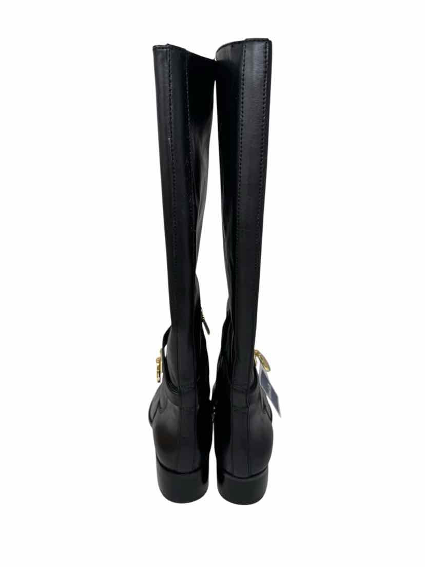 Shoe Size 8 Michael Kors Black Leather Luxury - Boots