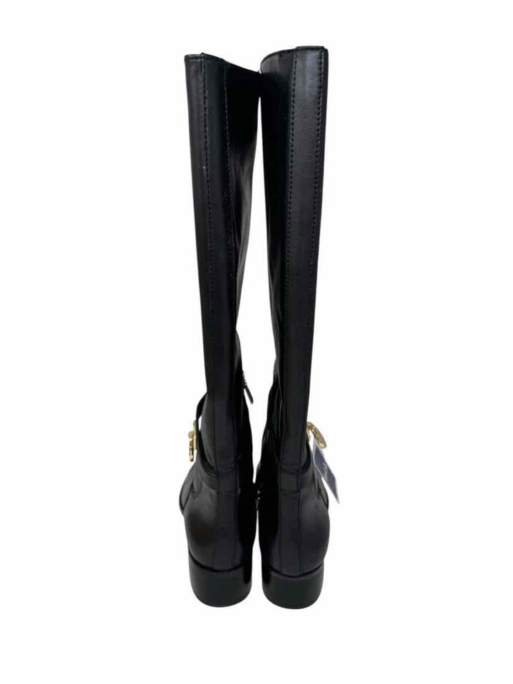 Shoe Size 8 Michael Kors Black Leather Luxury - Boots