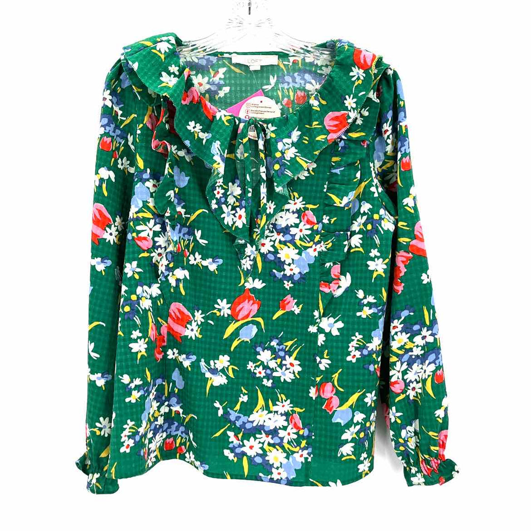 Size M LOFT Green Shirt