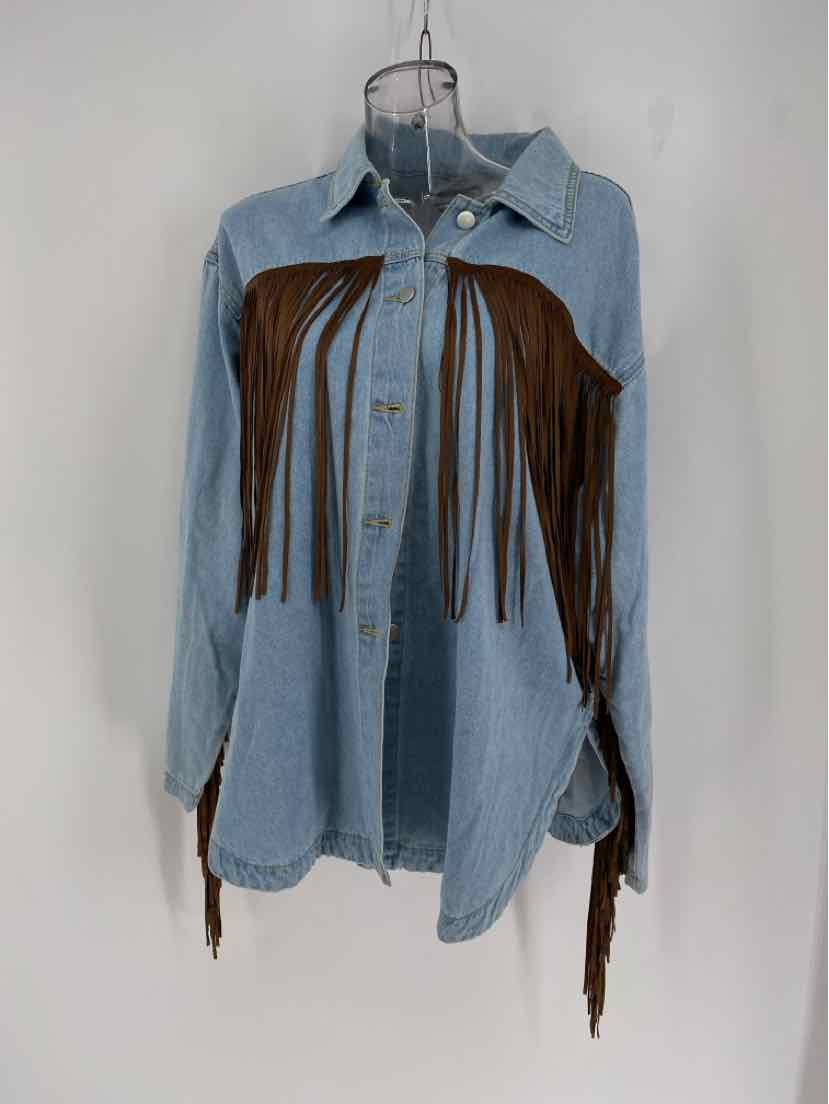 Size 2X FASHION NOVA Denim Jacket