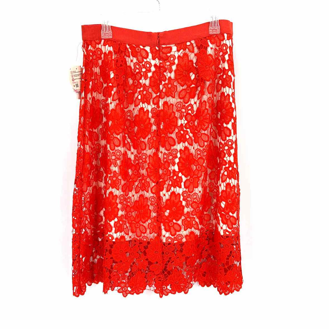 Size 12 Red Lace Skirt