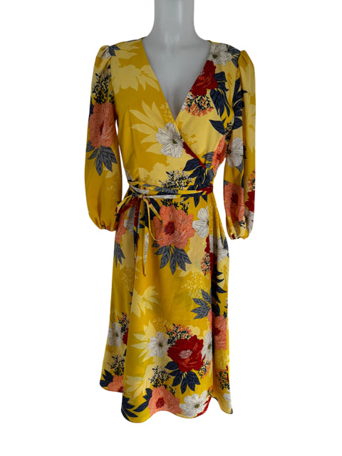Size 8 ELIZA J Yellow Dress