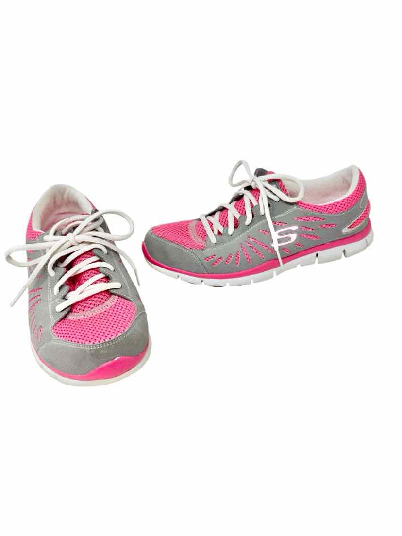 Shoe Size 8 Sketchers Pink Sneakers