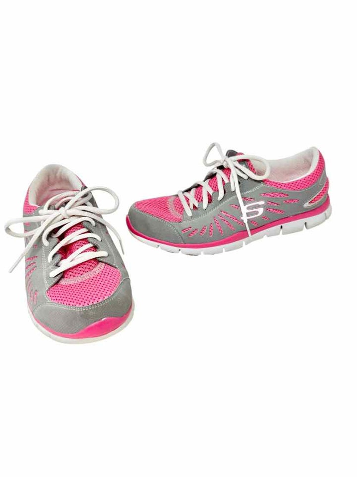 Shoe Size 8 Sketchers Pink Sneakers