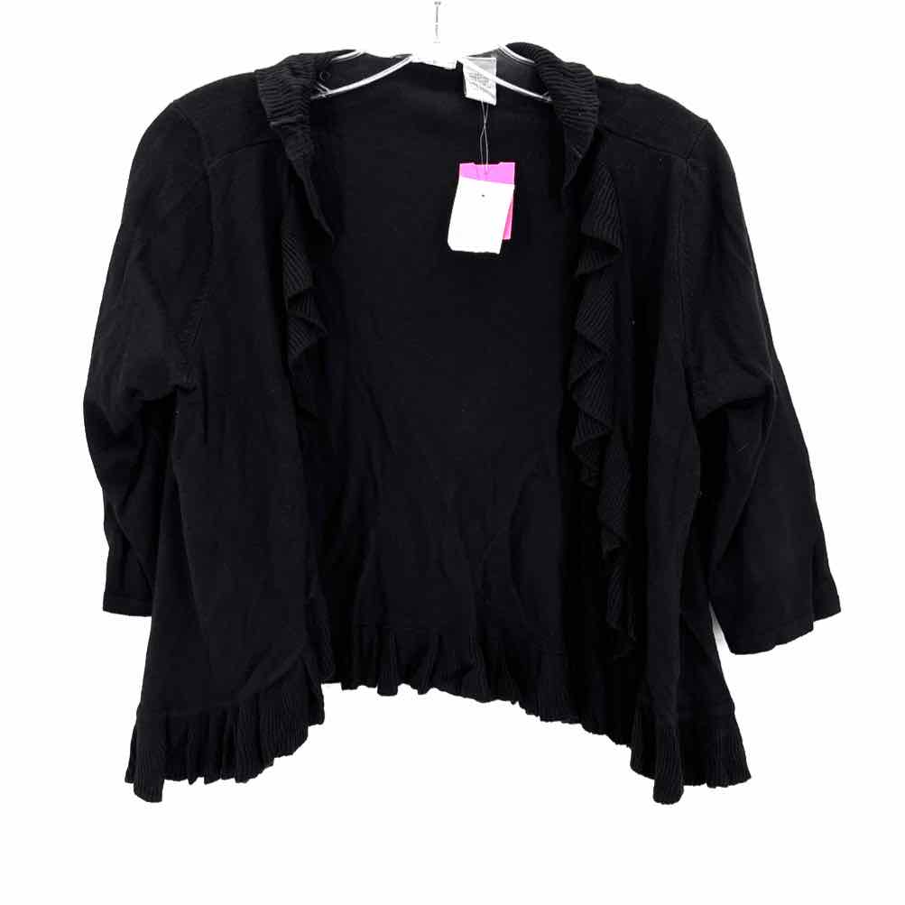 Size L Black Knit Cardigan