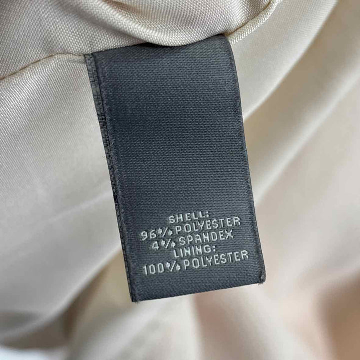 Size 14 NEIMAN MARCUS Beige Dress