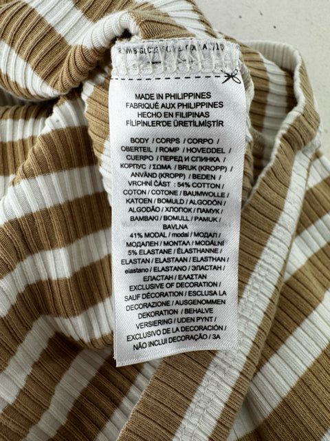 Size XL RALPH LAUREN Tan Cotton Shirt