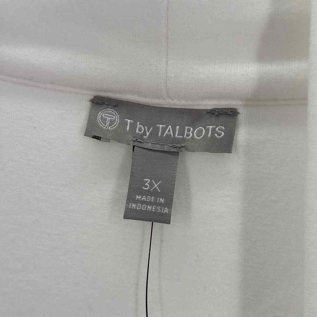 Size 3X Talbots White Cardigan