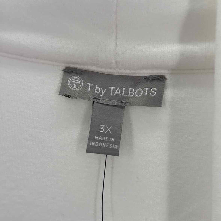 Size 3X Talbots White Cardigan