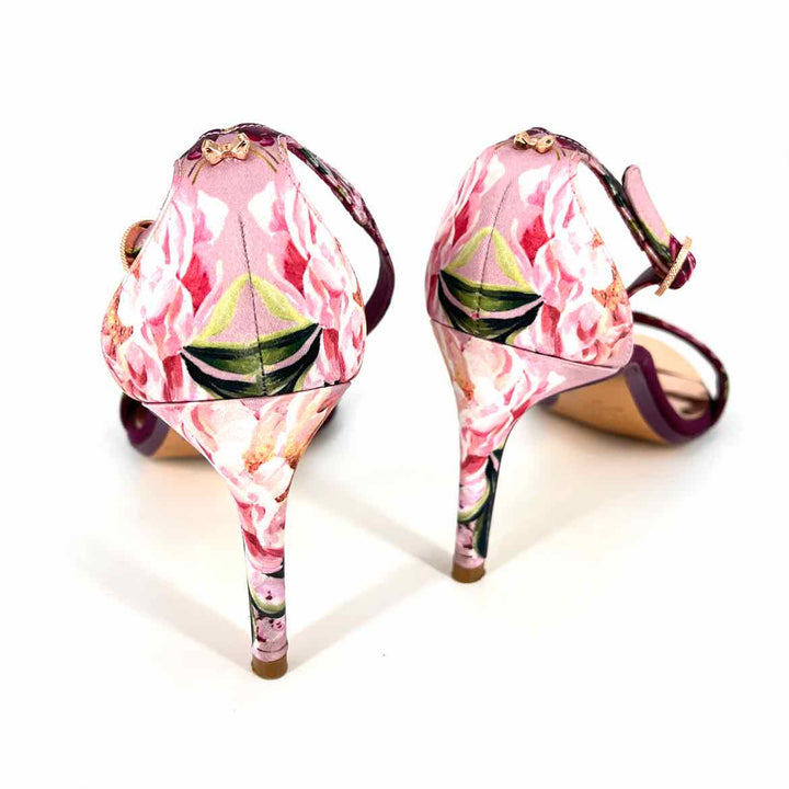 Shoe Size 39 TED BAKER Multi-Color Satin Sandals