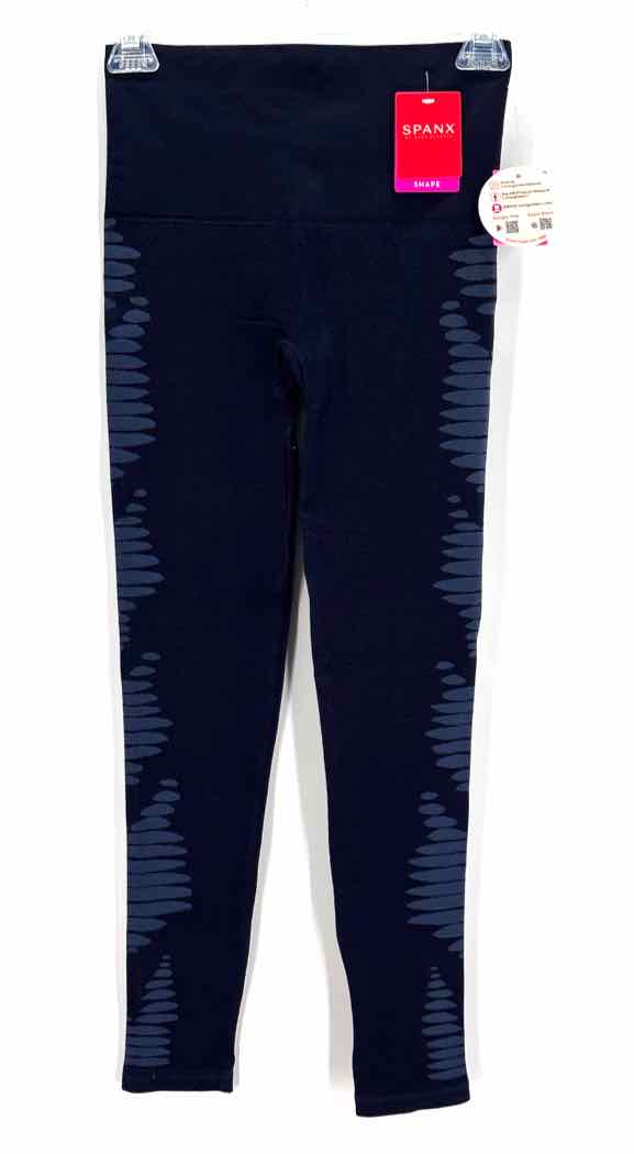 Size M SPANX Navy Knit Leggings
