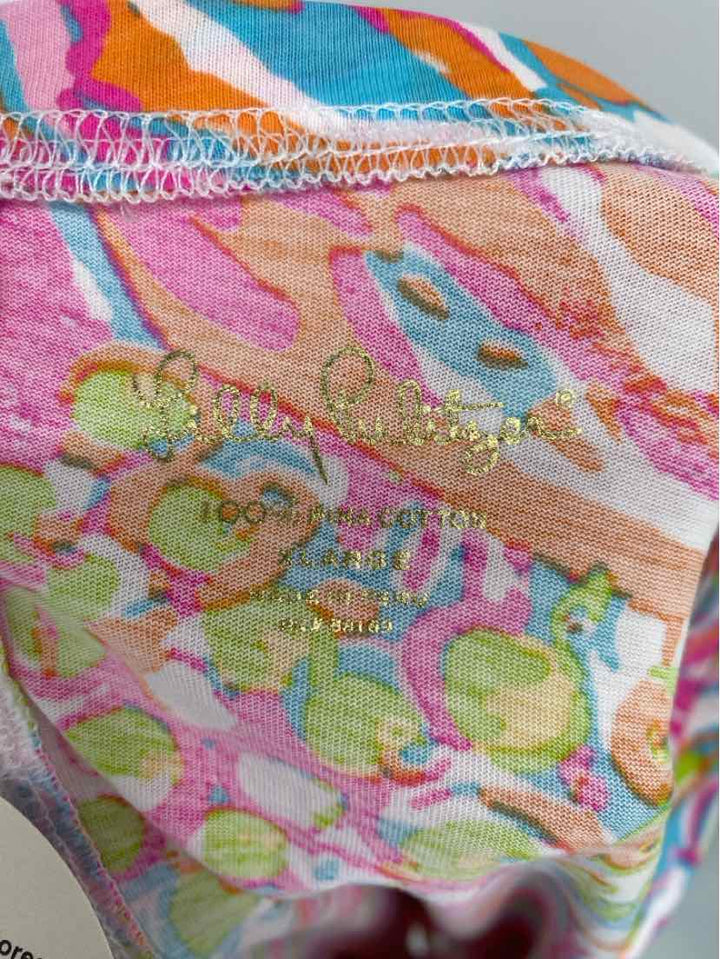 Size XL Lilly Pulitzer Multi-Color Cotton Dress