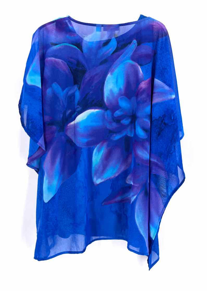 Size M SUSAN GRAVER Blue Shirt