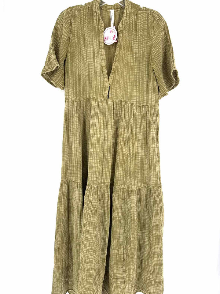 Size XS Anthropologie Green Dress