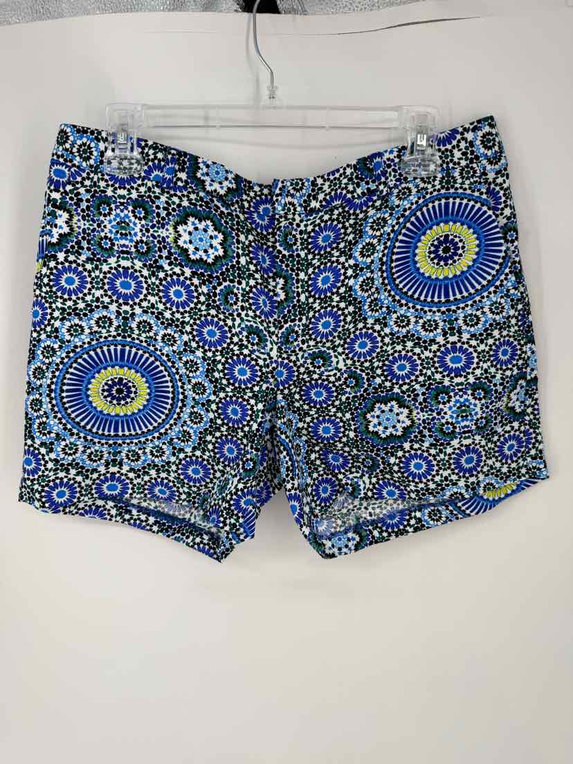 Size 6 Banana Republic Blue Print Shorts
