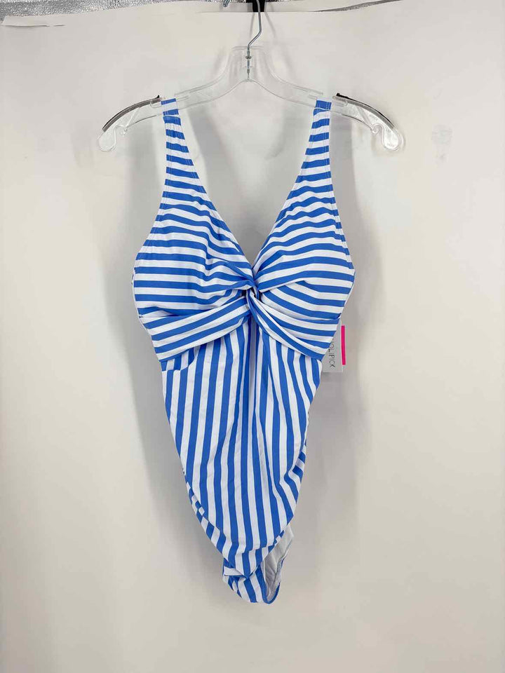 Size L Blue Print Swimsuit