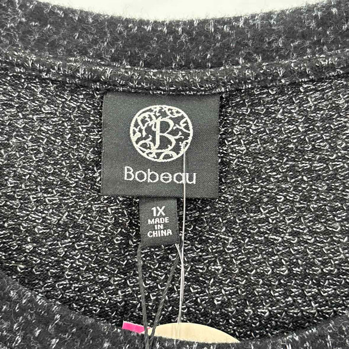 Size 1X BOBEAU Black Shirt