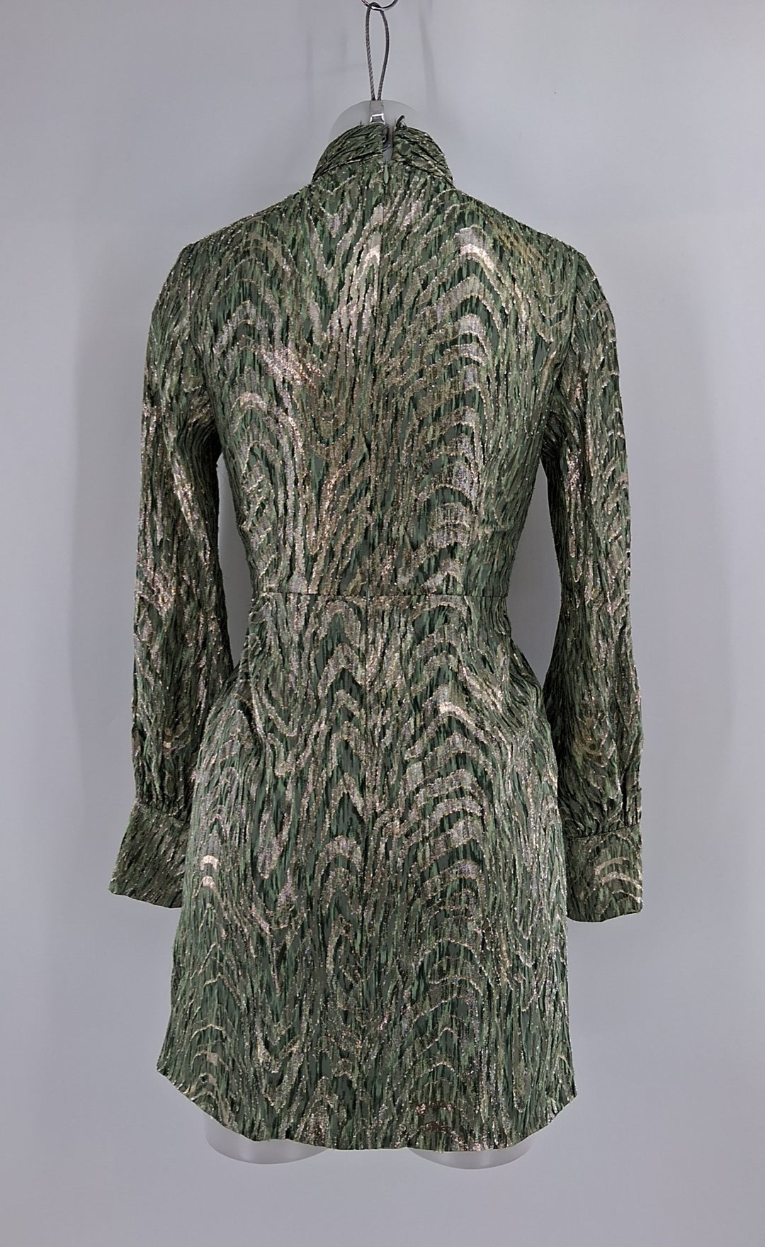 Size 0 JONATHAN SIMKHAI Green Sateen Luxury - Dress