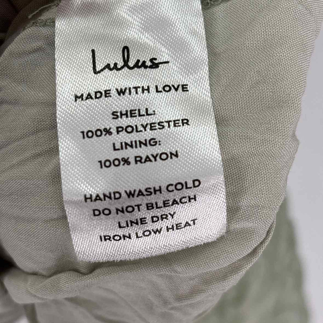 Size L LULUS Sage Dress
