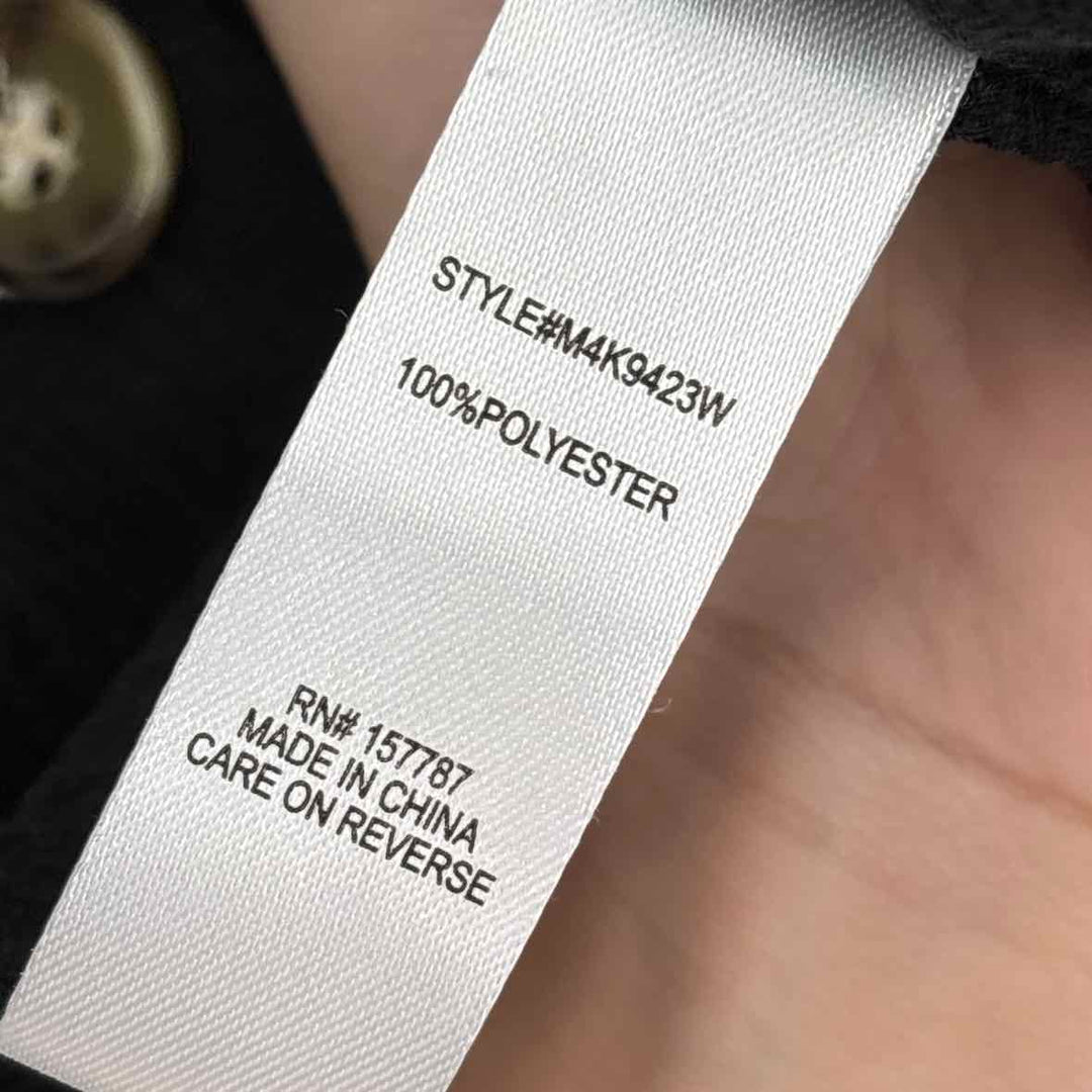 Size M Black Corduroy Dress
