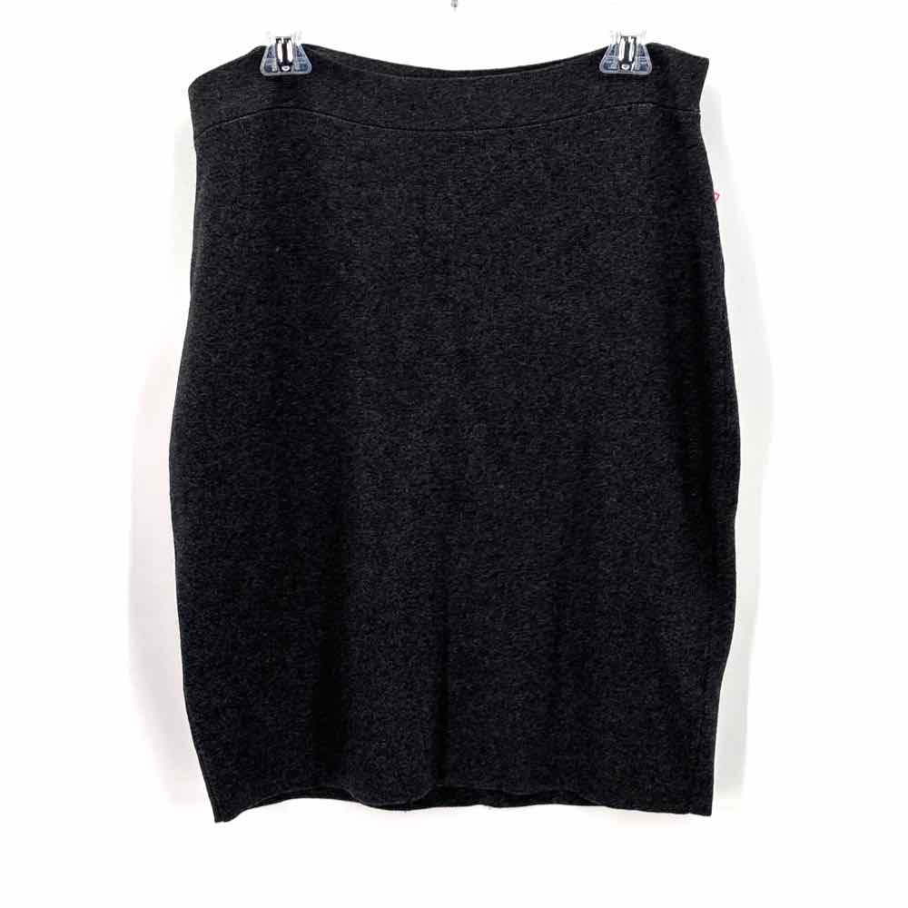 Size L Eileen Fisher Charcoal Knit Skirt