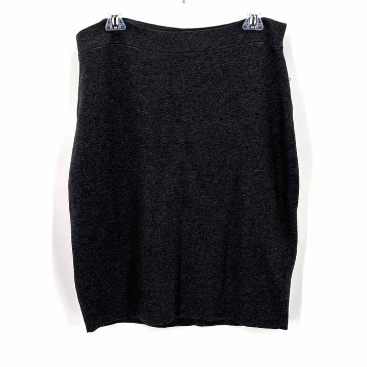 Size L Eileen Fisher Charcoal Knit Skirt
