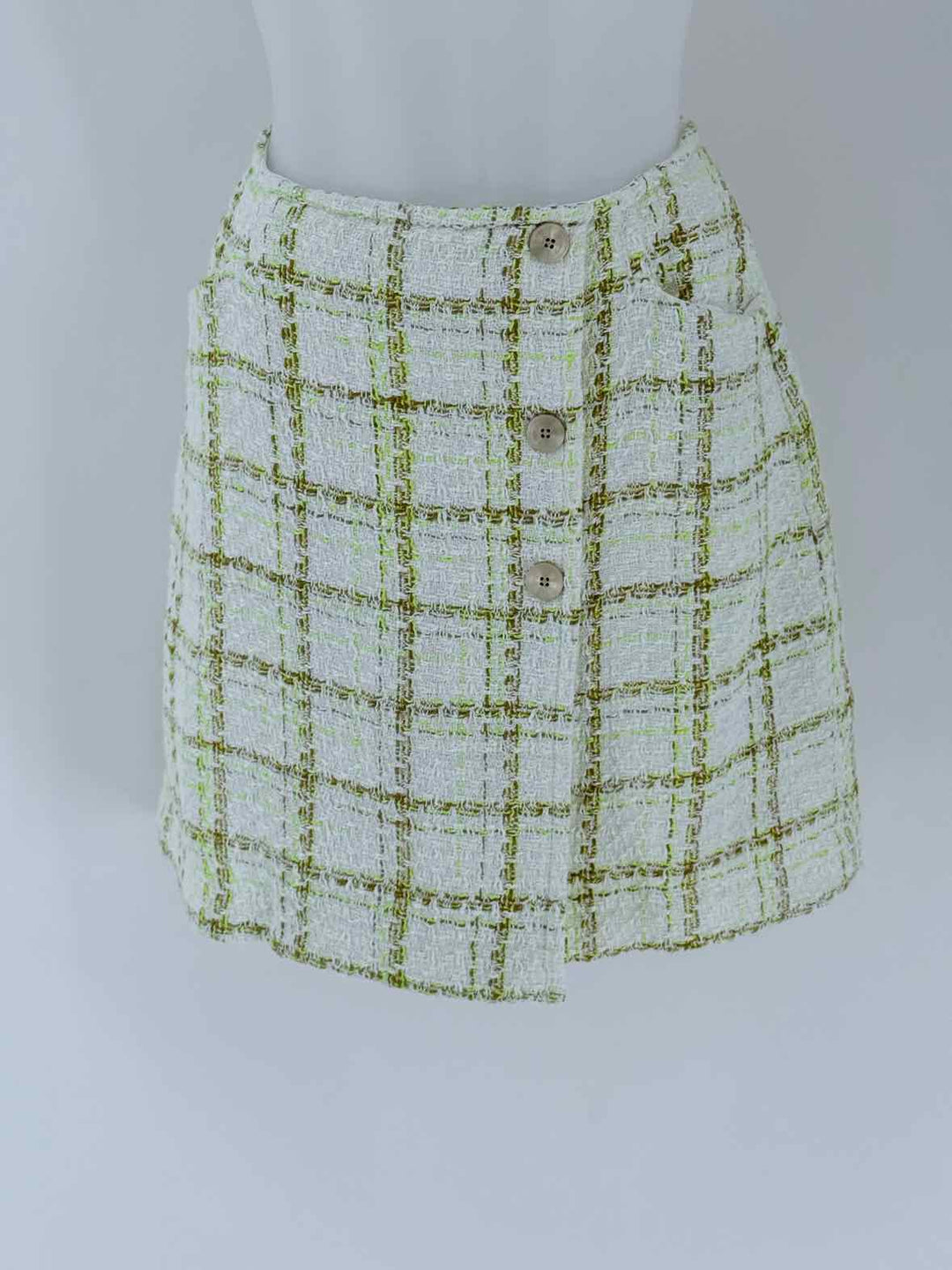Size 8 CABI Lime Green Skirt