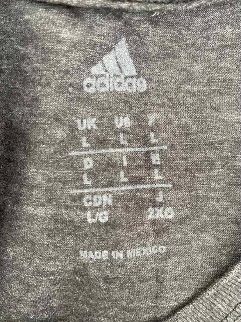 Size L Adidas Gray Shirt