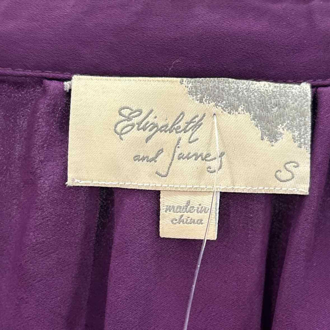 Size S ELIZABETH AND JAMES Purple Shirt