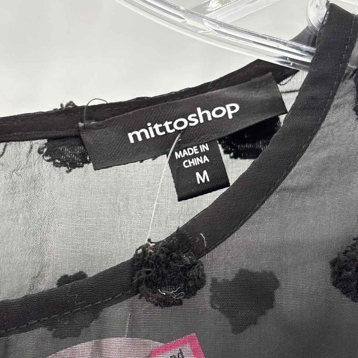 Size M MITTOSHOP Black Shirt