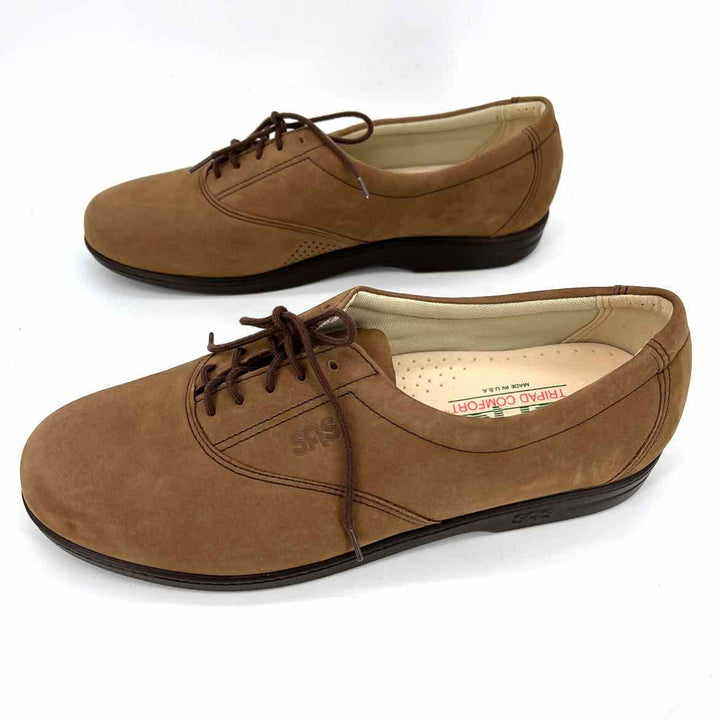 Shoe Size 9 SAS Brown Leather Flats