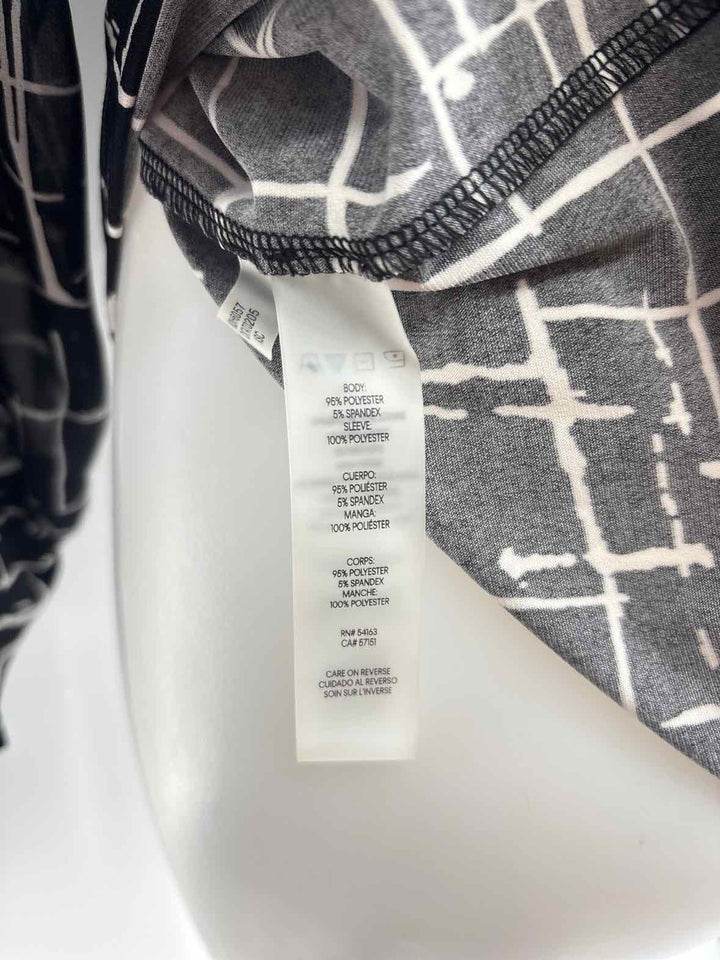 Size L Calvin Klein Black/White Shirt