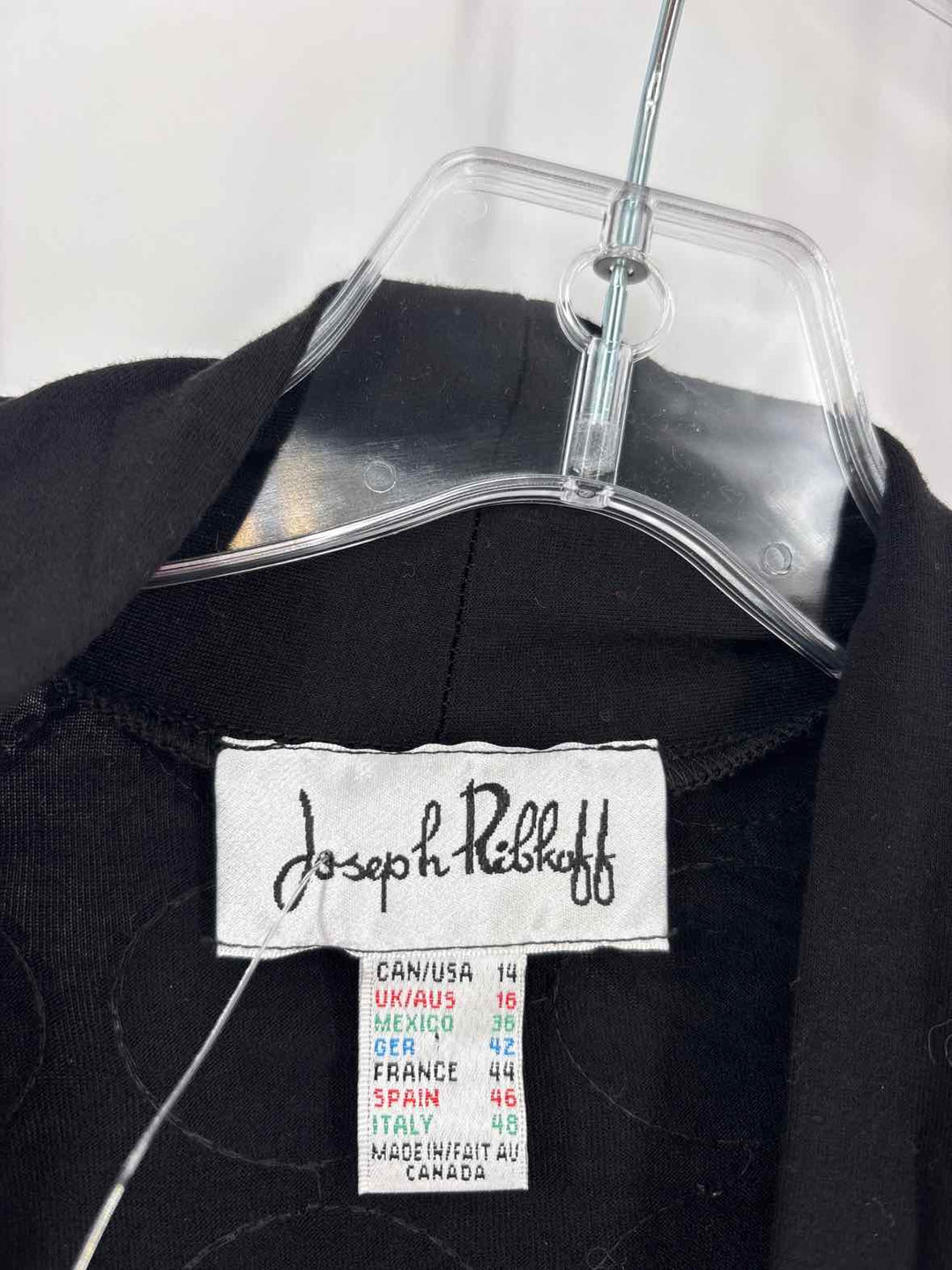 Size 12 JOSEPH RIBKOFF Black Pants