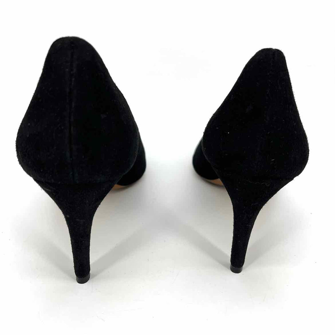 Shoe Size 40 BRUNO MAGLEY Black Suede Pumps