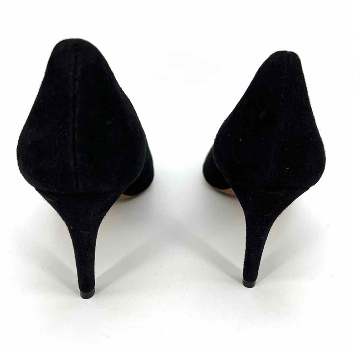 Shoe Size 40 BRUNO MAGLEY Black Suede Pumps