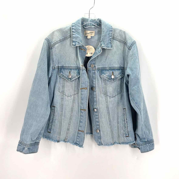 Size XS UNIVERSAL STANDARD Light Blue Denim Jacket