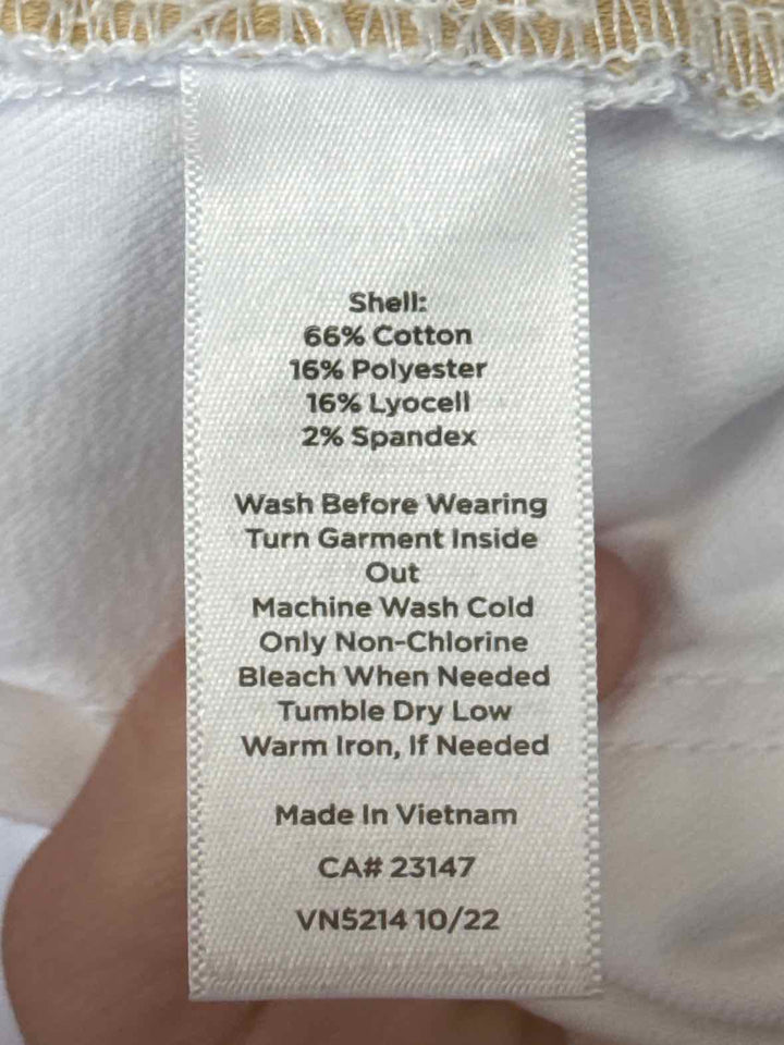 Size 14 Talbots White Pants