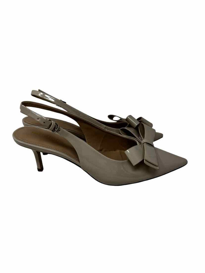 Shoe Size 9.5 MARC FISHER Tan PATENT Pumps