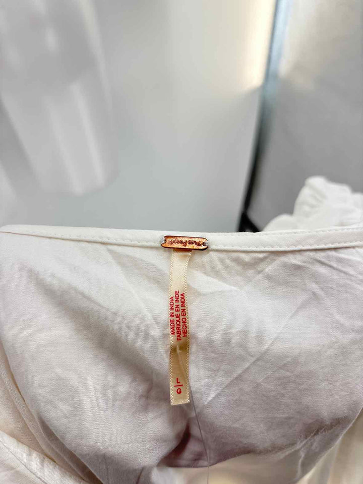 Size L FREE PEOPLE White Shirt