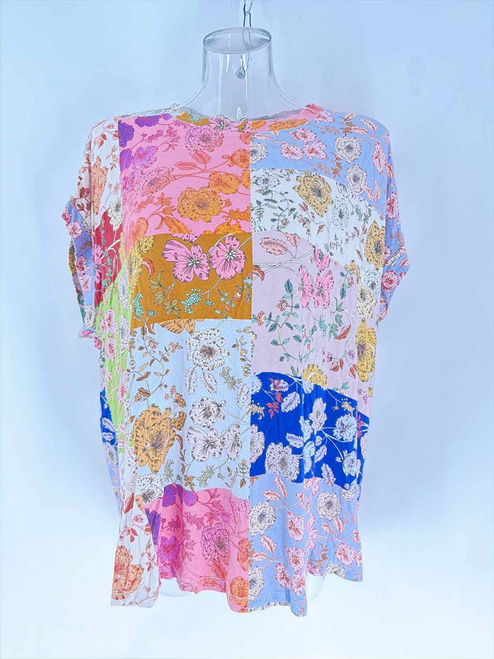 Size 2X Johnny Was Multi-Color Cotton Shirt