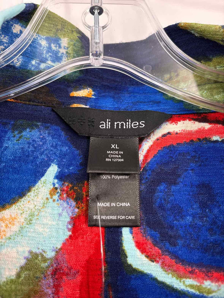 Size XL ALI MILES Multi-Color Blazer