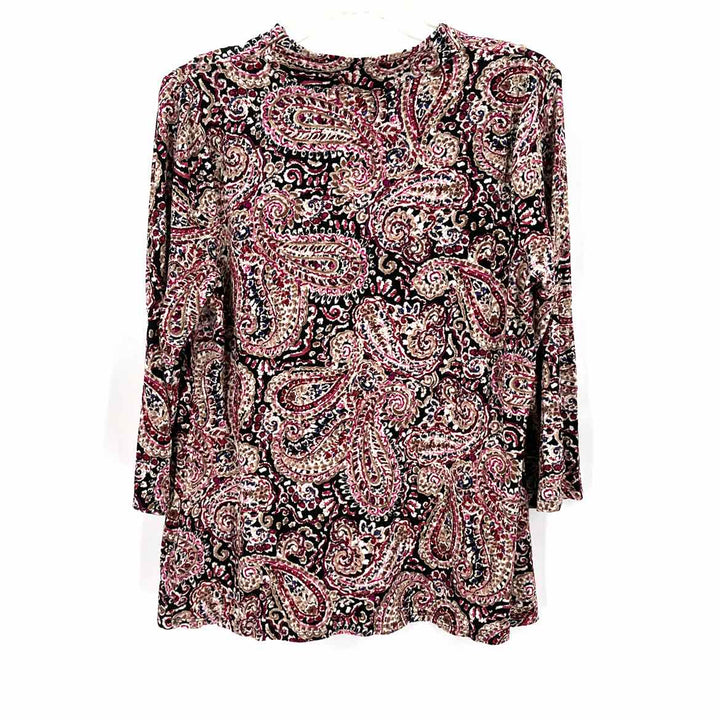 Size M J JILL Multi-Color Shirt