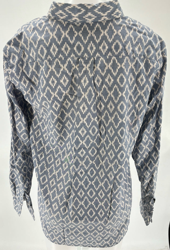 Size XL Banana Republic Blue Print Shirt
